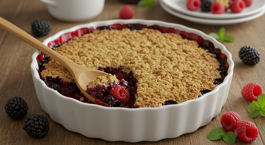 Blackberry Crisp Recipe with Fruit Purée: The Best of Summer