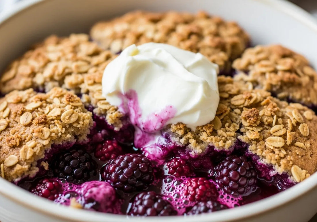 Blackberry Cobbler With Oats for your Business