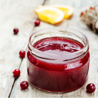 Jar of Cranberry Sauce