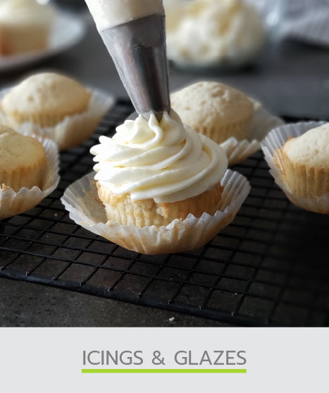 Icings and Glazes for Cakes and Cupcakes