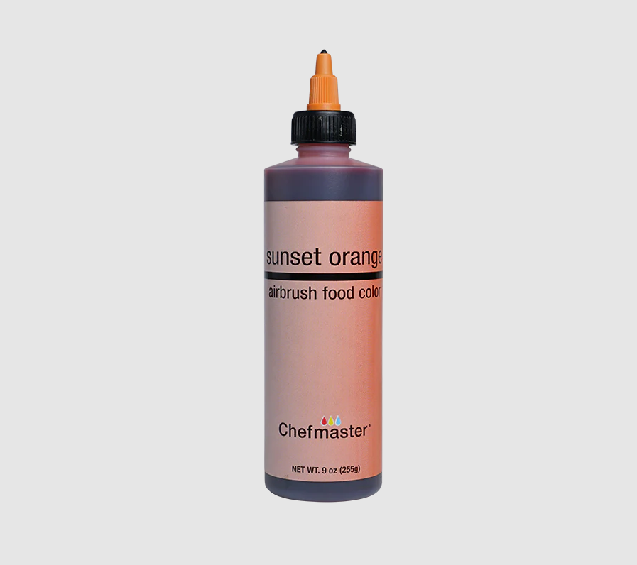 Chefmaster -Air brush ** Sunset Orange ** (9 oz)