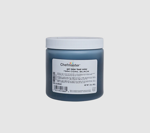 Chefmaster -Gel Base Food Color ** Coal Black **