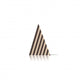 Domino Triangle Dark/White