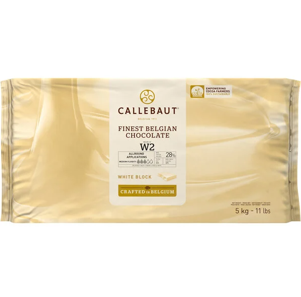 White Block Chocolate Finest Belgian / Callebaut 28%
