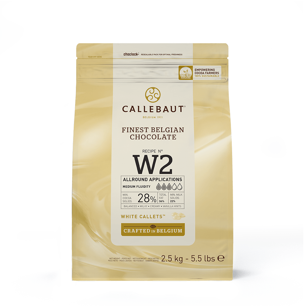 Finest Belgian Chocolate White Callets W2 - Callebaut