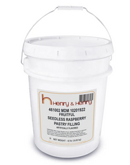 H&H Fruitful Red Raspberry Seedless Pastry Filling