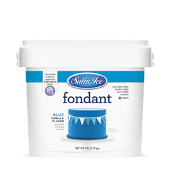 Satin Ice Fondant - BLUE  vanilla