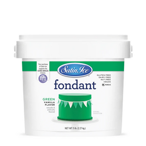 Satin Ice Fondant - GREEN vanilla