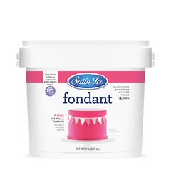 Satin Ice Fondant - PINK  vanilla