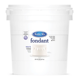 Satin Ice Fondant - WHITE vanilla