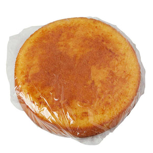 Uniced Layer Yellow Cake 8"
