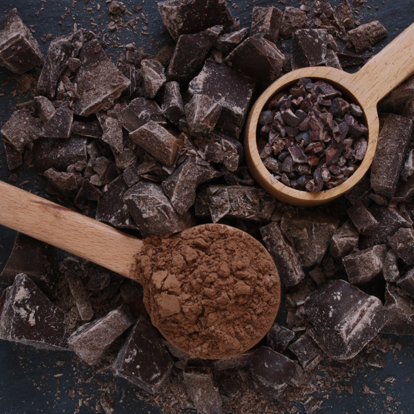 Exceptionally Dark Cocoa Powder, High Cocoa Butter Content