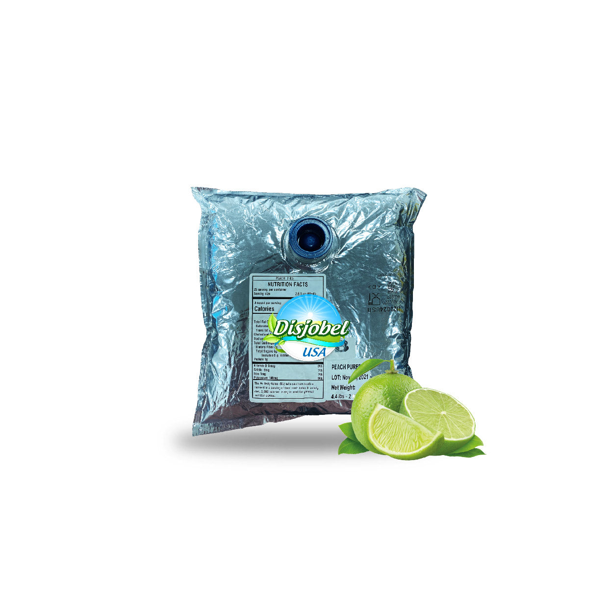 4.4 LBS Lime  Aseptic Fruit Puree